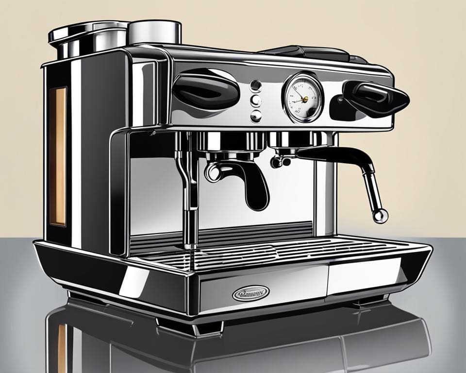 Een high-end, volledig geautomatiseerde espressomachine