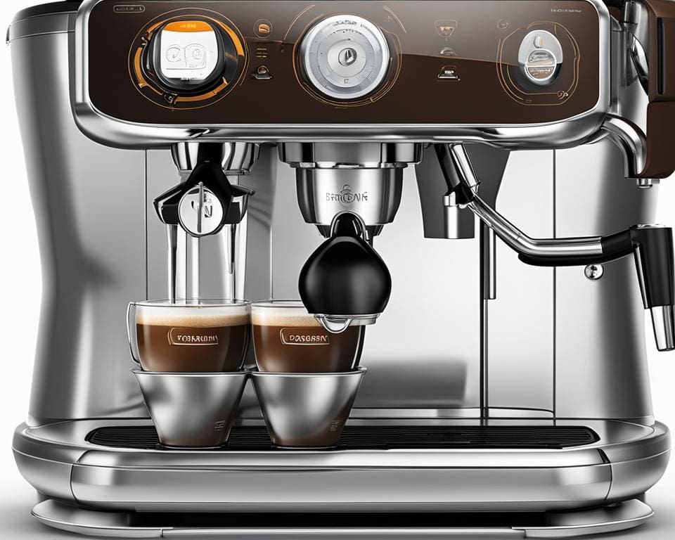 espressomachine met geavanceerde technologie