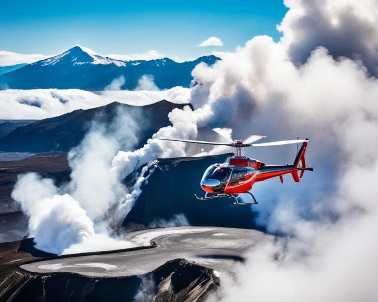 Helikoptervlucht naar een privé-vulkaan spa in IJsland