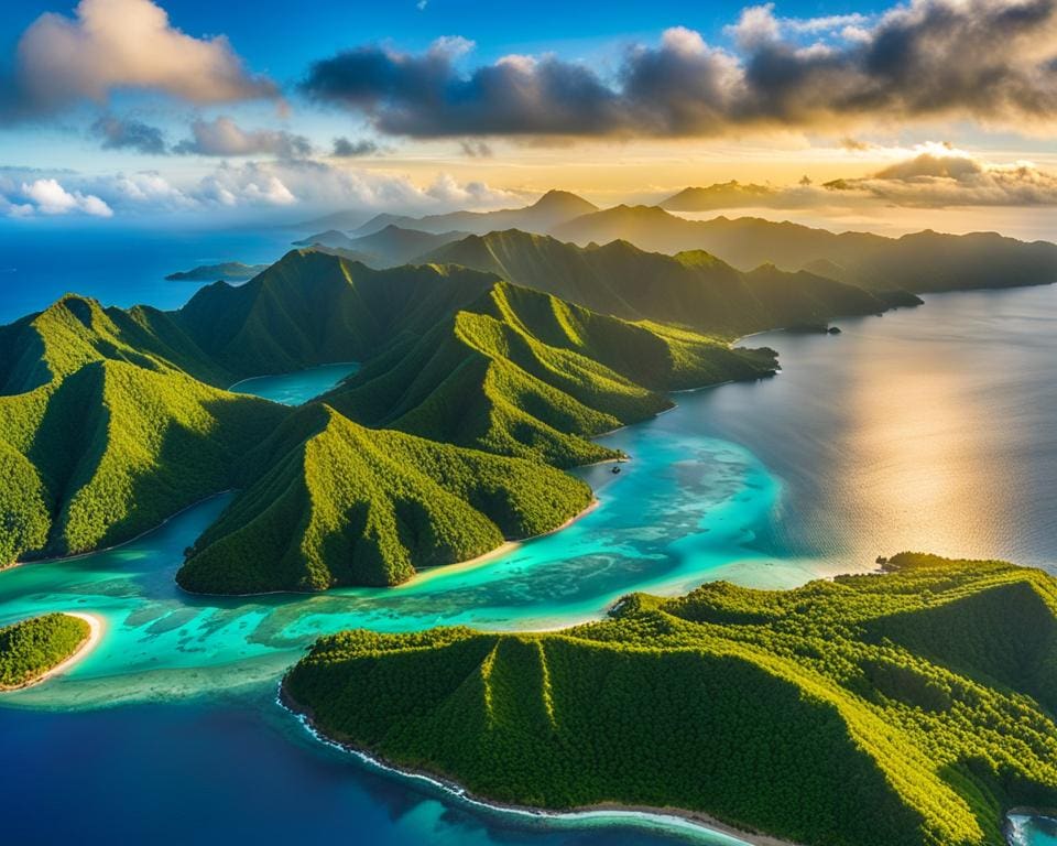 Oceaan en luchttour Fiji-eilanden