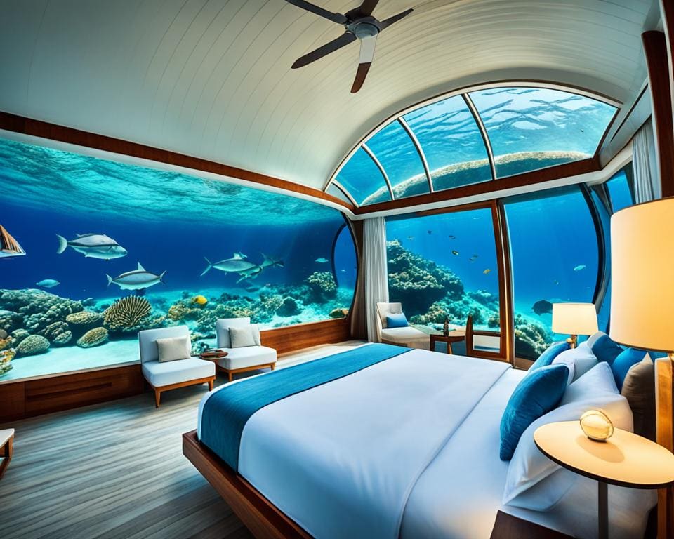 luxe onderwaterhotelovernachting