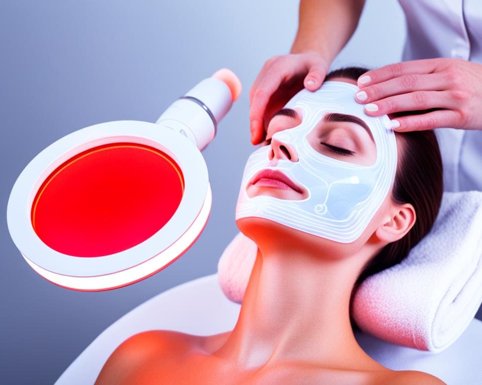 acne behandeling met rood licht therapie