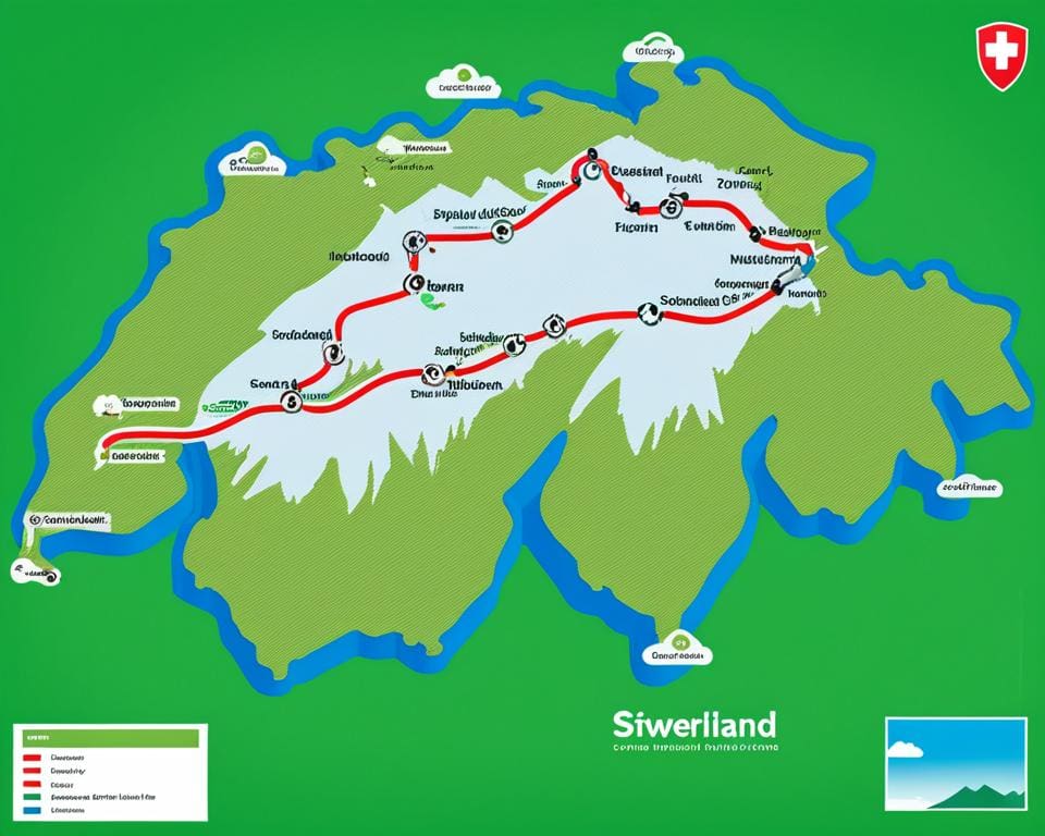 Trein dienstregeling Zwitserland