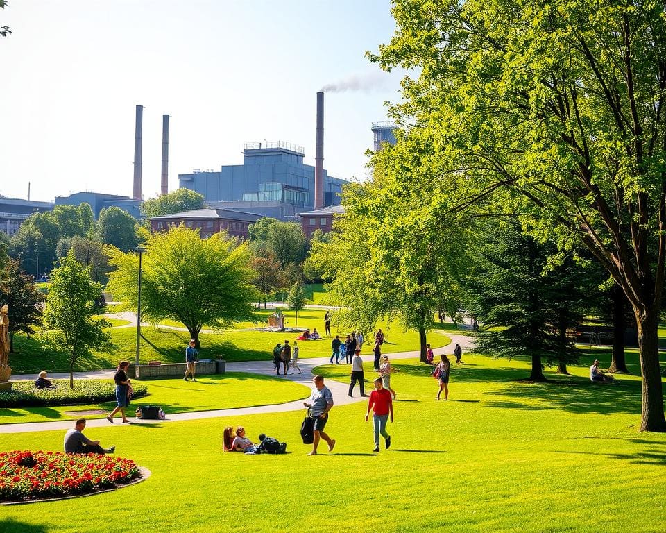 Park Spoor Noord Antwerpen: Ontspanning en cultuur in een industrieel park