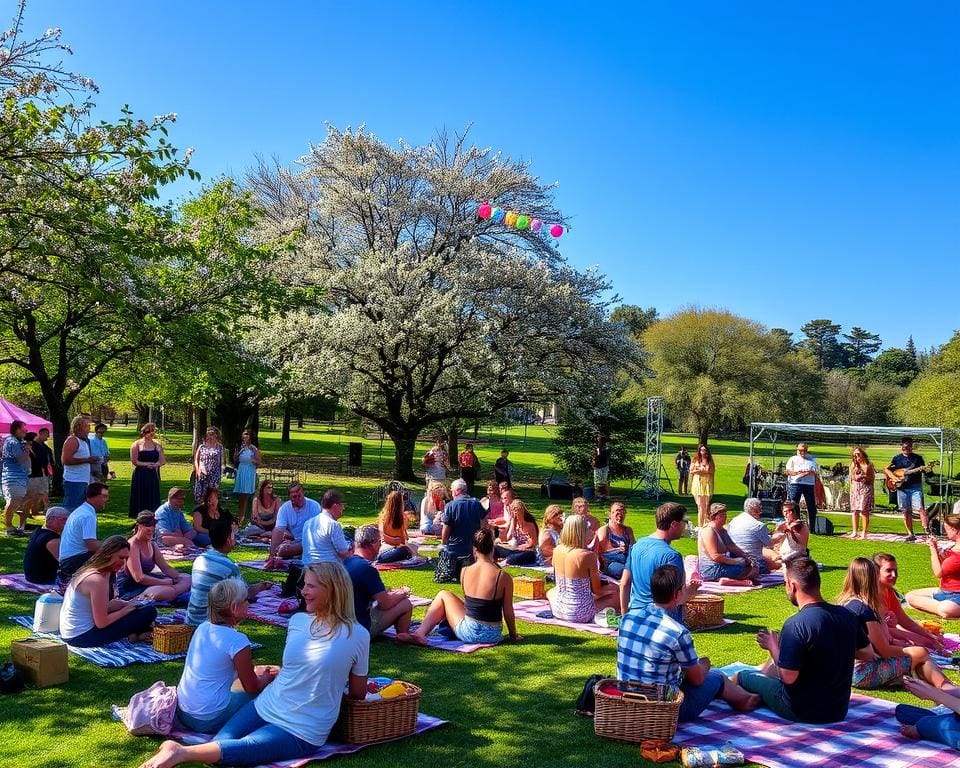 Parkpicknick met livemuziek en verrassende optredens