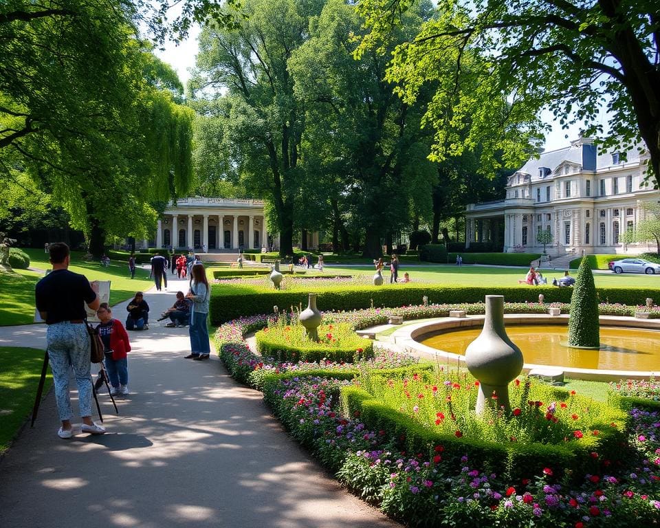 cultuur en kunst in Park van Laken