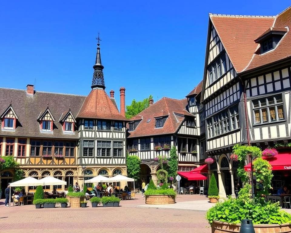 paviljoens en pleinen in Leuven