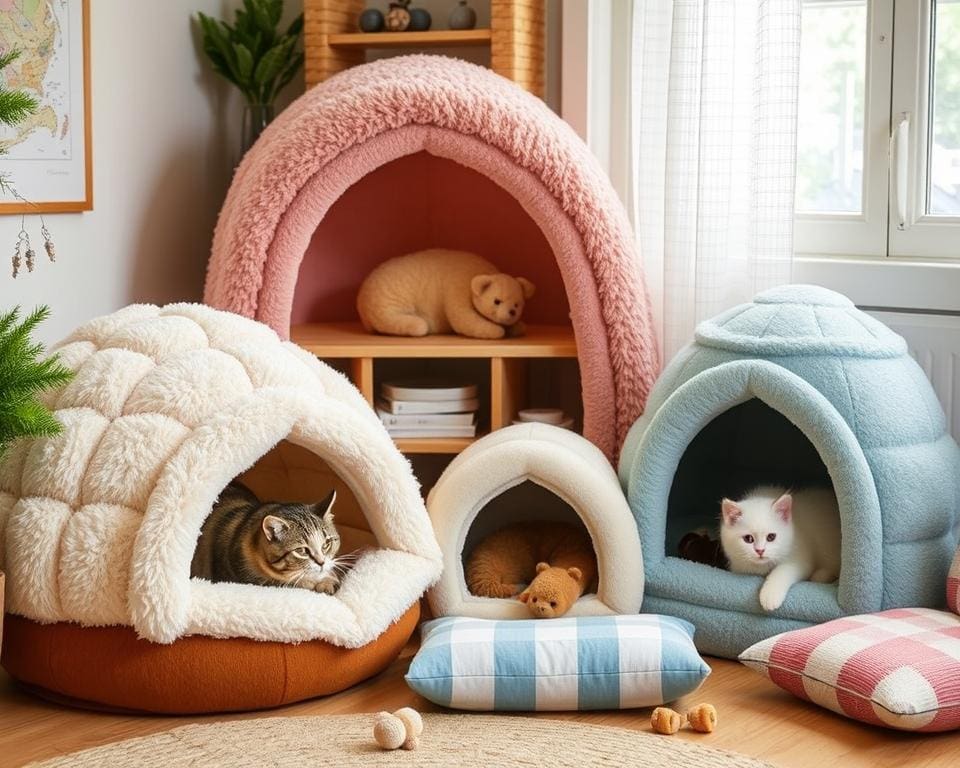 kattenschuilhuisjes voor huisdier comfort